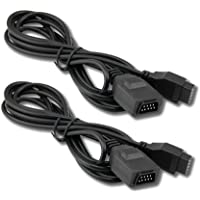 Los mejores  - Link-e : 2 X extensión de cable para joystick- mando- controller SEGA Megadrive Genesis Master System